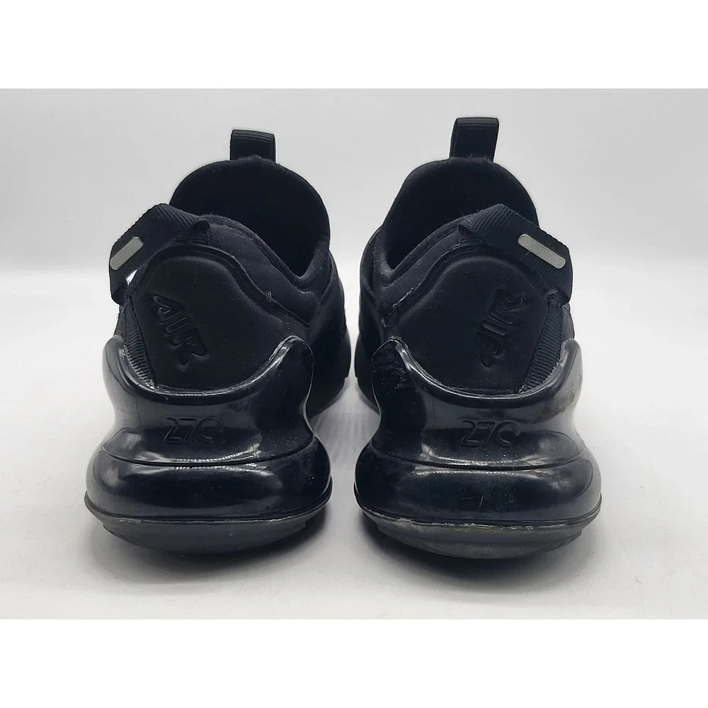 Nike Air Max 270 Kids Black Slip On Athletic Shoes Size 5Y‎ CI1108 005